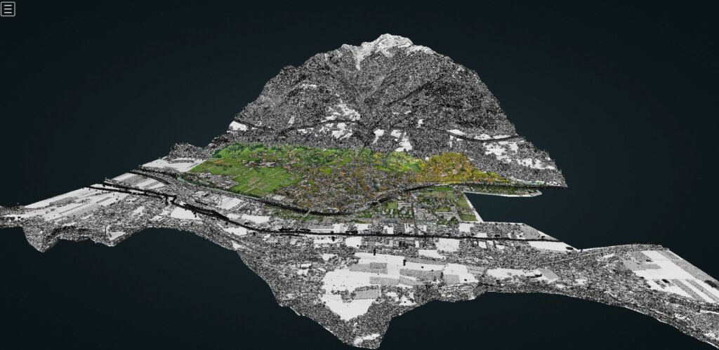 Skyability-Laserscan-Pointcloud-Punktwolke-DGM-DSM-RIEGL-VUX-Vermessung_Drohne_ALS