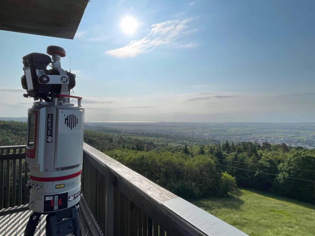 TLS Scanner RIEGL VZ400i; Raiffeisen-Jubiläumswarte Eisenstadt | Terrestrial Services