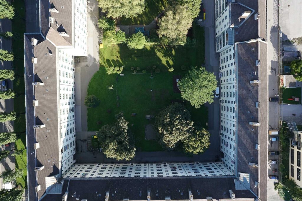 Orthofoto Wohnhauskomplex