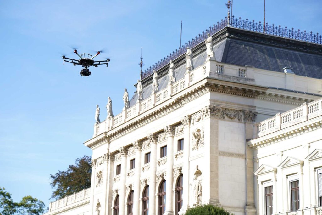 Fassadenaufnahme Universität Graz