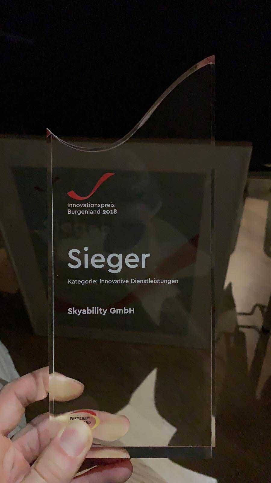 Glaspokal Innovationspreis 2018 für innovative Dienstleistung